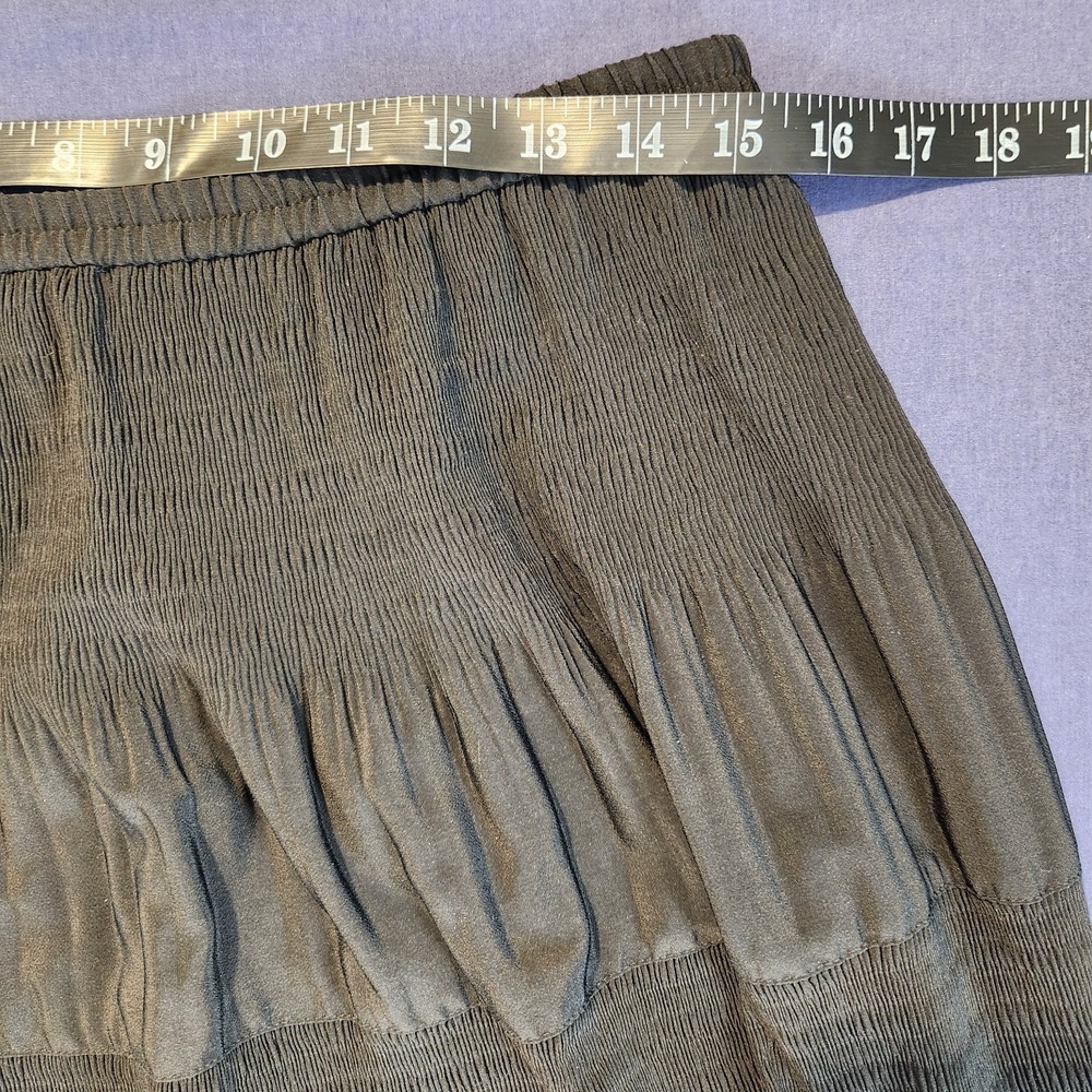 Apostrophe Black Tiered Midi Skirt – Petite M - Picture 6 of 8